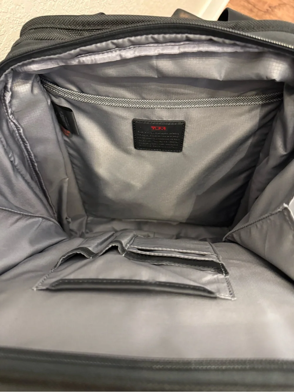 Tumi Black Vertical Laptop Messenger Bag